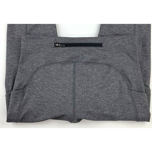 Lululemon Speed Up Tight 28" Full-On Luxtreme Heather Black Leggings Sz 6 W5ATOS - Picture 6 of 15